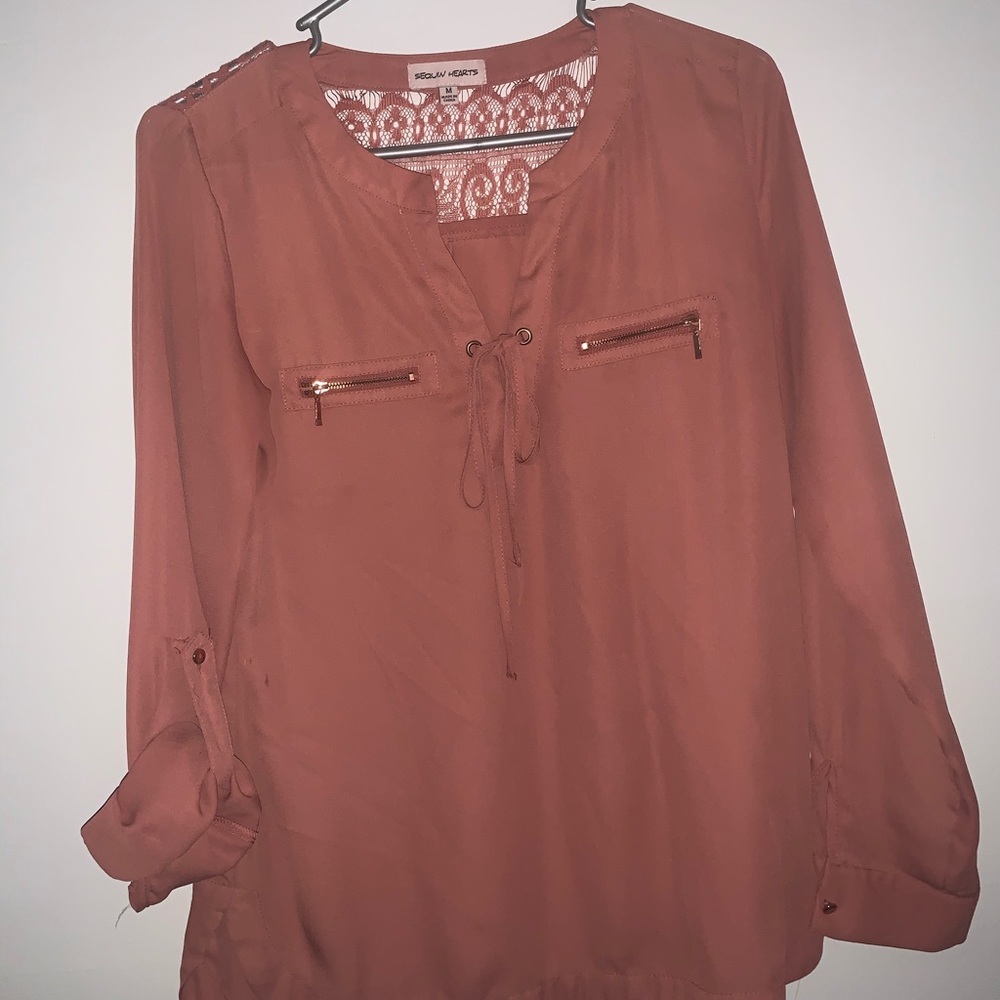 Sequin Hearts Medium dress shirt.